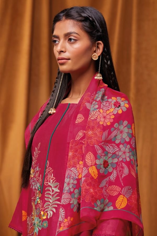 Ganga Fashion Kylie S1744 Russian Silk Designer Suits S-1744-b