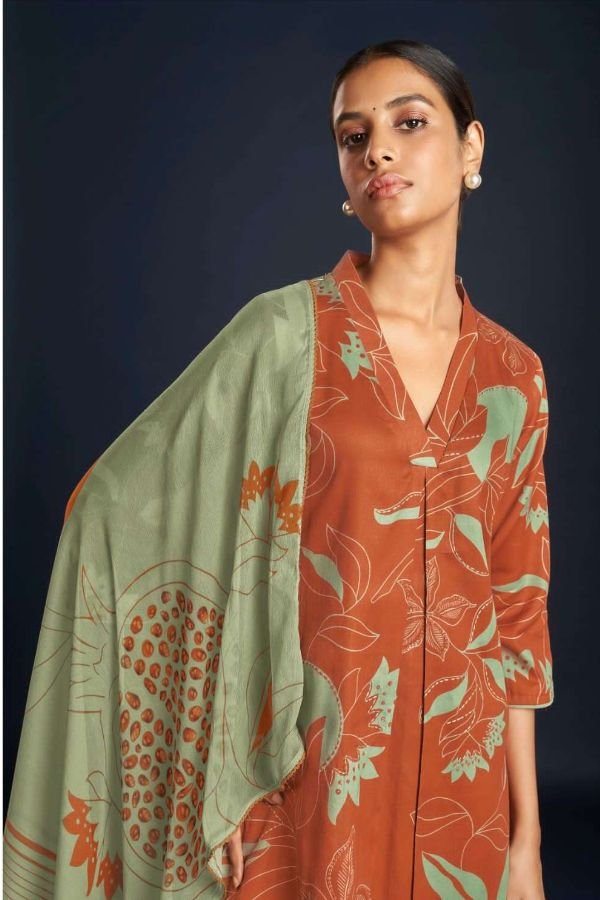 Ganga Raimona S1869 Cotton Silk Printed Salwar Suit Sets a