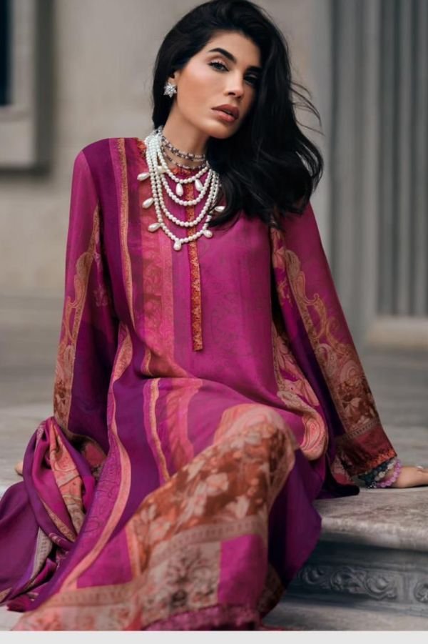 Varsha Fashions Libas E Lajawab Summer Collection Silk Salwar Suits LB-02