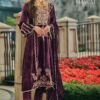 Cinderella Hasrat velvet with embroidery Winter Suit 10393