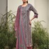 Ganga Fashions Haskell 2018 Wool Pashmina Winter Suit S2018-A