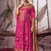 Jay Vijay Prints Anando Rangde Moga Silk Printed Ladies Suits 3124-D