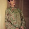 Kesar Karachi Paisley Pure Pashmina Winter salwar Suits 89001