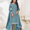 Aashirwad Gulkand Colors Chinnon Silk Stitched Suit 3Pcs Set 5
