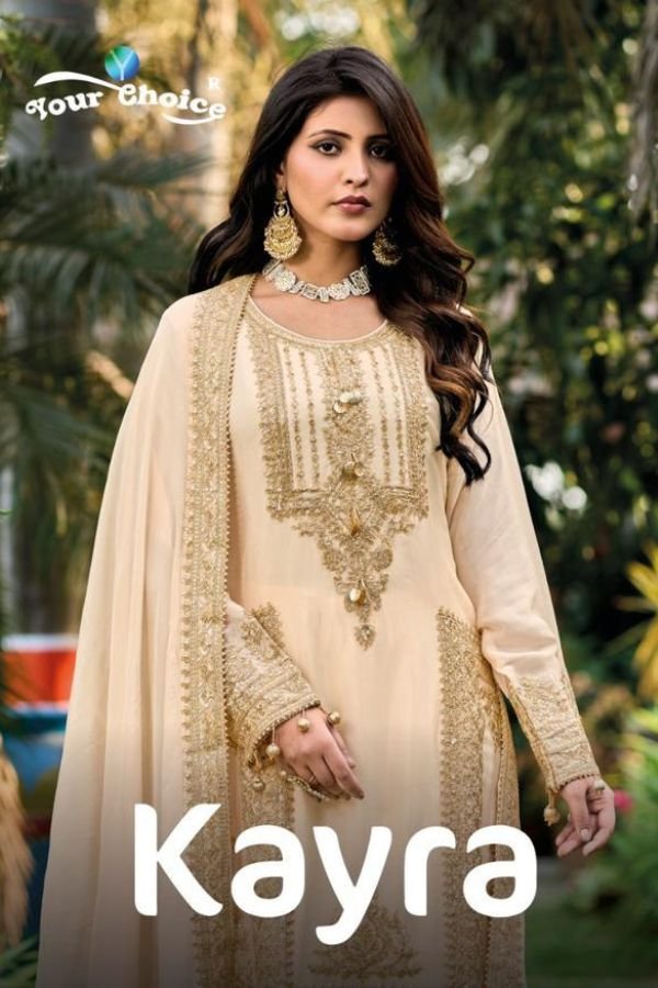 Your Choice Kayra Semi Chinnon Stitched 2pcs Pakistani Indian Suit Catalog (2)