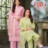 Kesar Karachi Elle Vol 2 Cemric Printed Suit 4Pcs Catalog