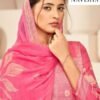 Kesar Karachi Navisha Jam Satin Printed Ladies Suit 4Pcs Catalog