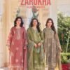 Kilory Trends Zarokha-3 Lawn Cotton 8Pcs Salwar Suit Set