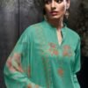 Ganga Fashions Jaeda S3414 Cotton Silk Satin Embroidered 4pcs Suit Sets