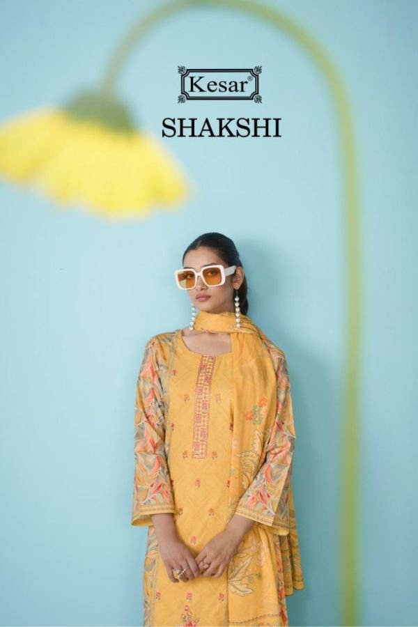 Kesar Karachi Shakshi Cemric Printed Suit 3Pcs Catalog