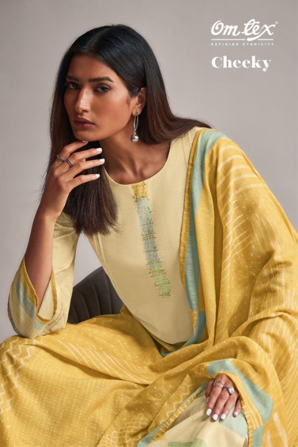 Omtex Cheeky Linen Cotton Salwar Suit 4pcs Catalog