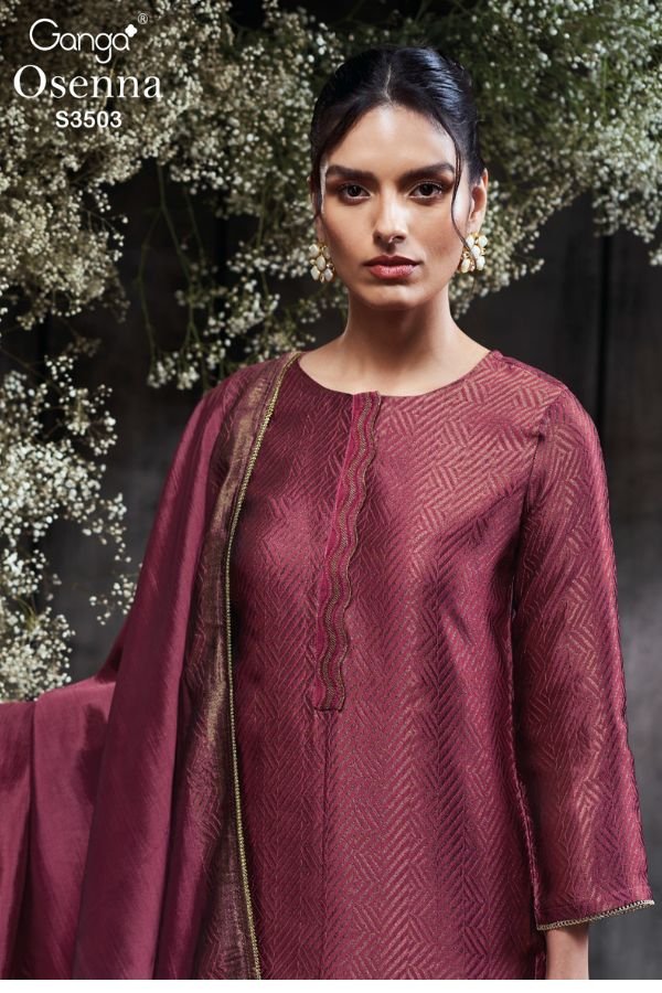 Ganga Fashions Osenna S3503 4pcs Ladies Suit Catalog