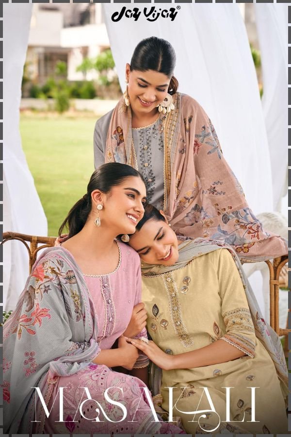 Jay Vijay Prints Masakali Cotton 6pcs Ladies Suit Catalog