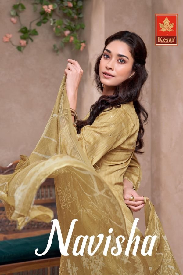 Kesar Karachi Navisha Jam Satin Ladies Suit 4Pcs Catalog