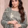 Kesar Karachi Navisha Jam Satin Ladies Suit 4Pcs Catalog