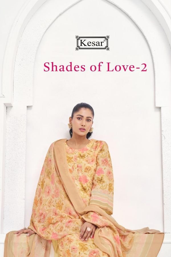 Kesar Karachi Shades of Love 2 Eric Lawn Suit 3Pcs Catalog