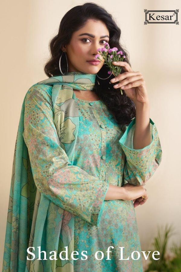 Kesar Karachi Shades of Love Eric Lawn Suit 3Pcs Catalog