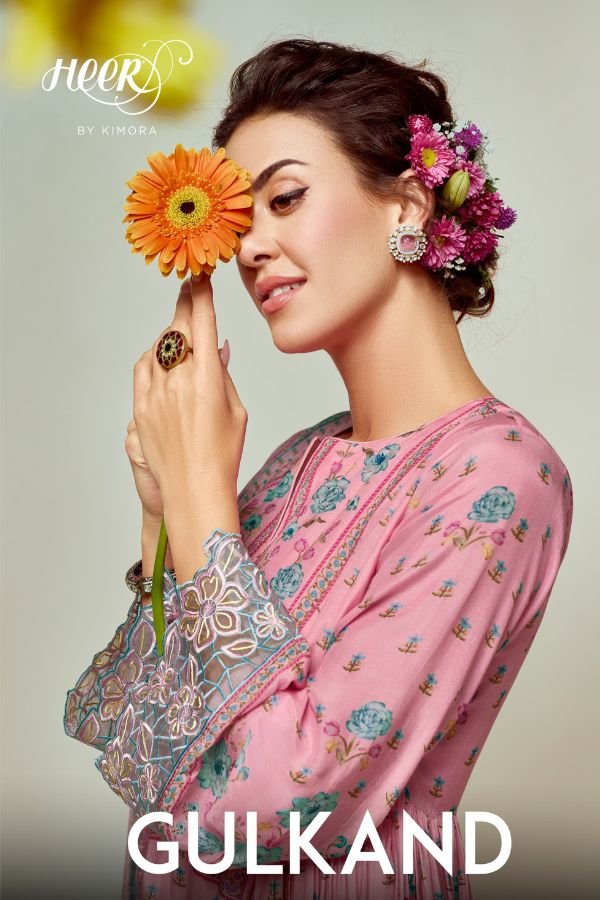 Kimora Fashion Heer Gulkand Muslin 6pcs Suits Full Catalog