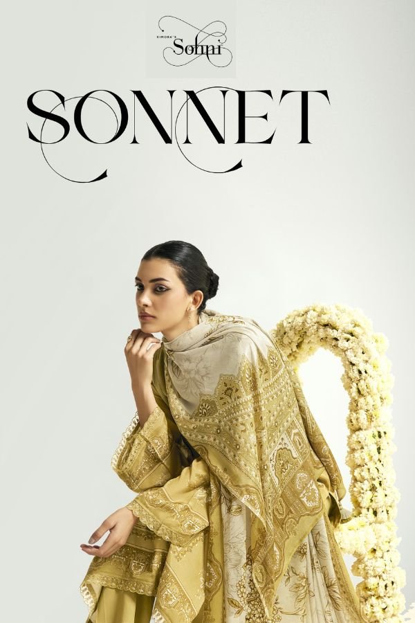 Kimora Fashion Heer Sohni Sonnet Cotton 4pcs Suits Catalog