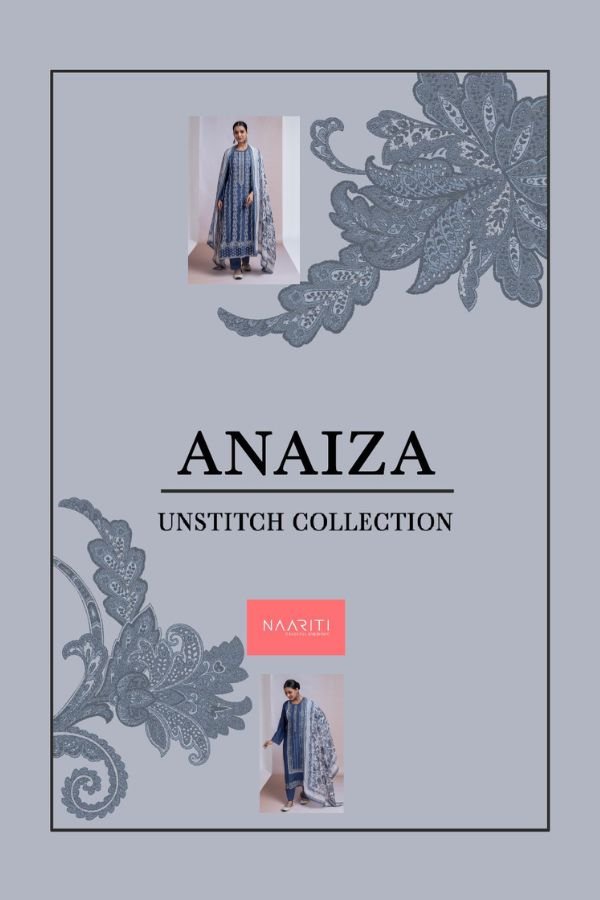 Naariti Anaiza Muslin Unstitched 2pcs Ladies Suit Catalog