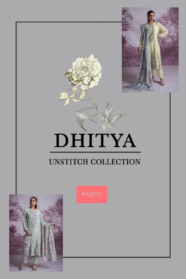 Naariti Dhitya Linen Embroidered 2pcs Suit Catalogue