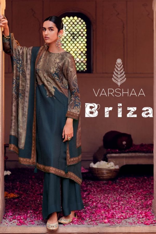 Varsha Fashion Briza Satin 6pcs Ladies Suits Catalog