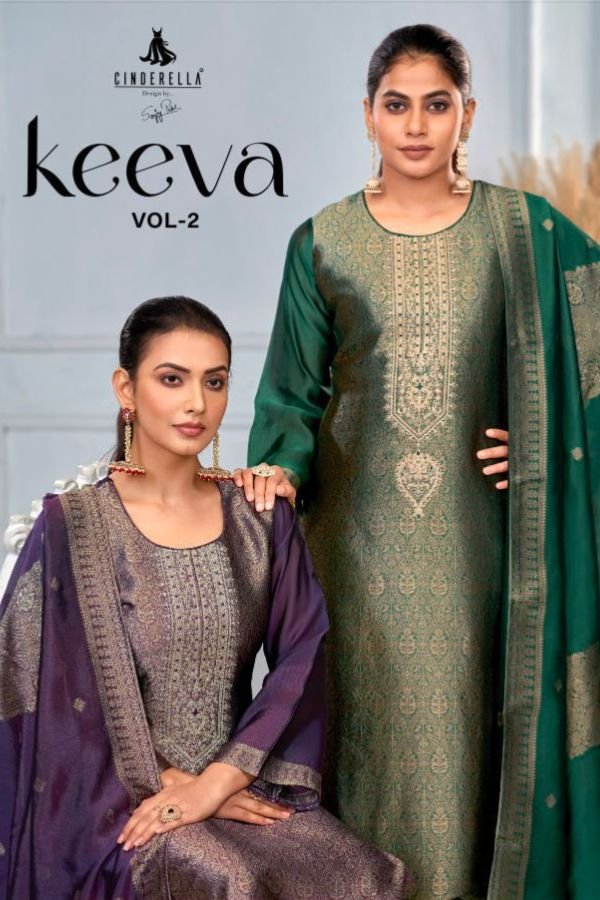 Cinderella Keeva Vol 2 Silk 4Pcs Ladies Suit Catalog