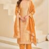 Glossy Simar Skye Organza 3pcs Salwar Suits Catalog