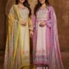 Ibiza Harlins Muslin 4Pcs Ladies Salwar Suit Catalog