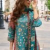 Kesar Karachi Tales of Ajrakh Muslin Ladies Suit 4Pcs Catalog