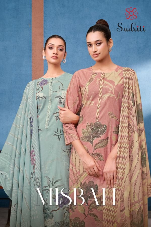 Sahiba Sudriti Misbah Cotton Lawn 6Pcs Catalog Suit