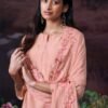 Ganga Fashion Amelie S3782 Silk Satin 2pcs Suit Catalog