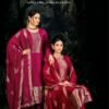 Ibiza Sindoor Silk 4Pcs Ladies Salwar Suit Catalog