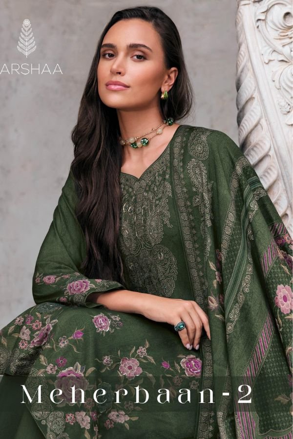Varsha Fashion Meherbaan-2 Ladies 4pcs Suits Catalog