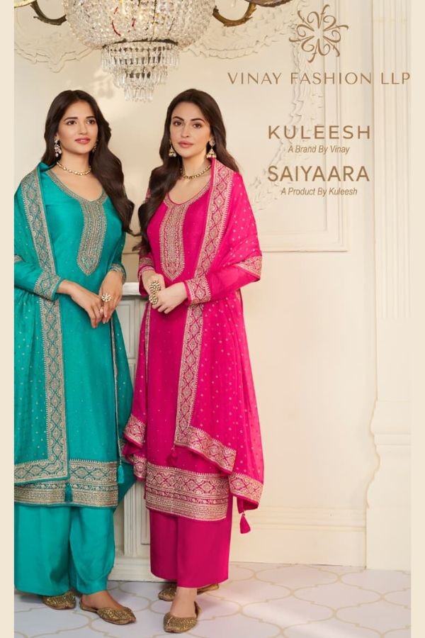 Vinay Fashion Kuleesh Saiyaara 4pcs Suits Catalog