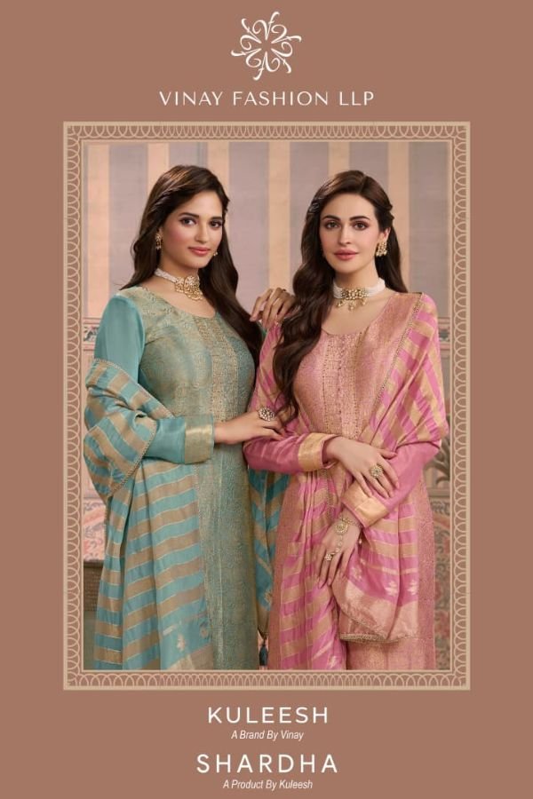 Vinay Fashion Kuleesh Shardha 4pcs Suits Catalog