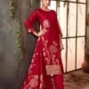 Kesar Karachi Kervin Silk Ladies Salwar Suit 4Pcs Catalog