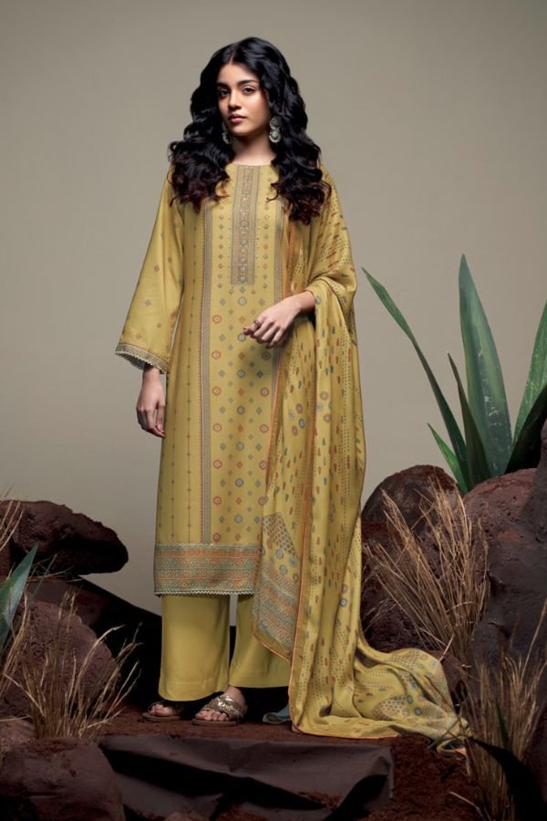 Ganga Fashion Isabeau S3895 Pashmina Winter 4pcs Suit Set