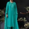 Ganga Fashion Oceara S3885 Silk 4pcs Ladies Suit Catalog