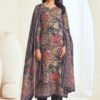 Glossy Simar Megha Pashmina 4pcs Salwar Suits Catalog
