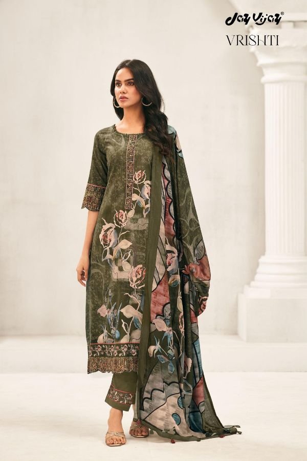 Jay Vijay Prints Vrishti 4pcs Ladies Suit Set