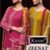 Kesar Karachi Zeenat Pashmina 4pcs Salwar Suit Catalog