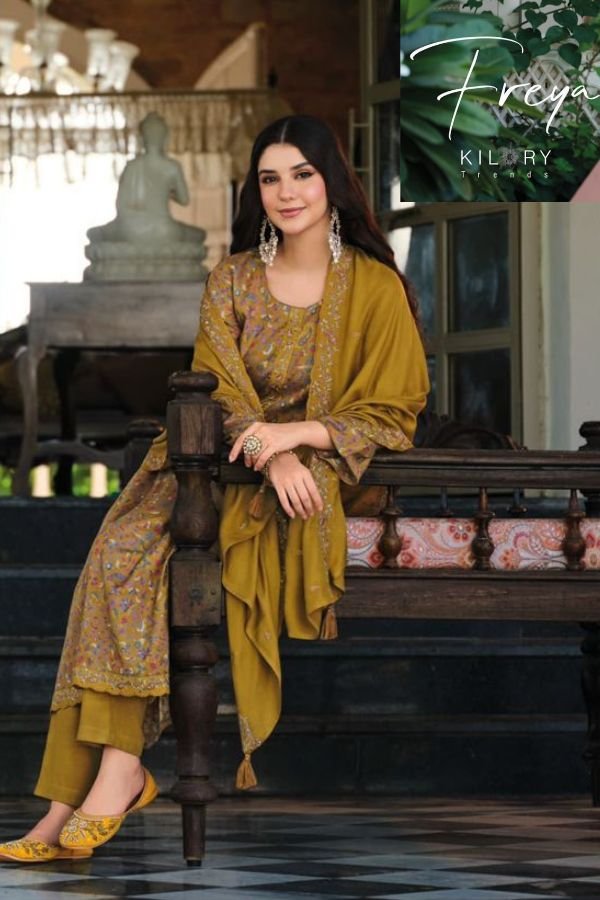Kilory Trends Freya Pashmina 6pcs Winter Suit Catalog