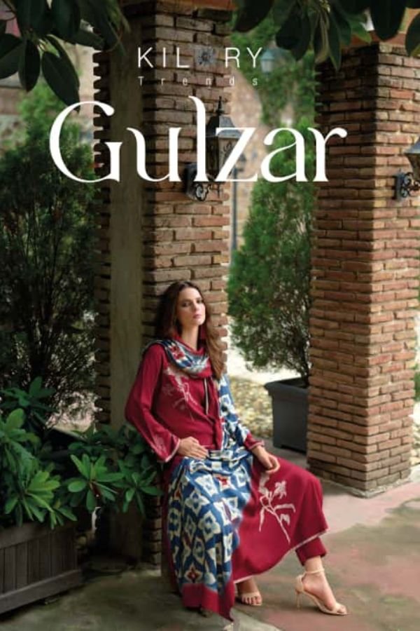 Kilory Trends Gulzar Pashmina 4pcs Winter Suit Catalog