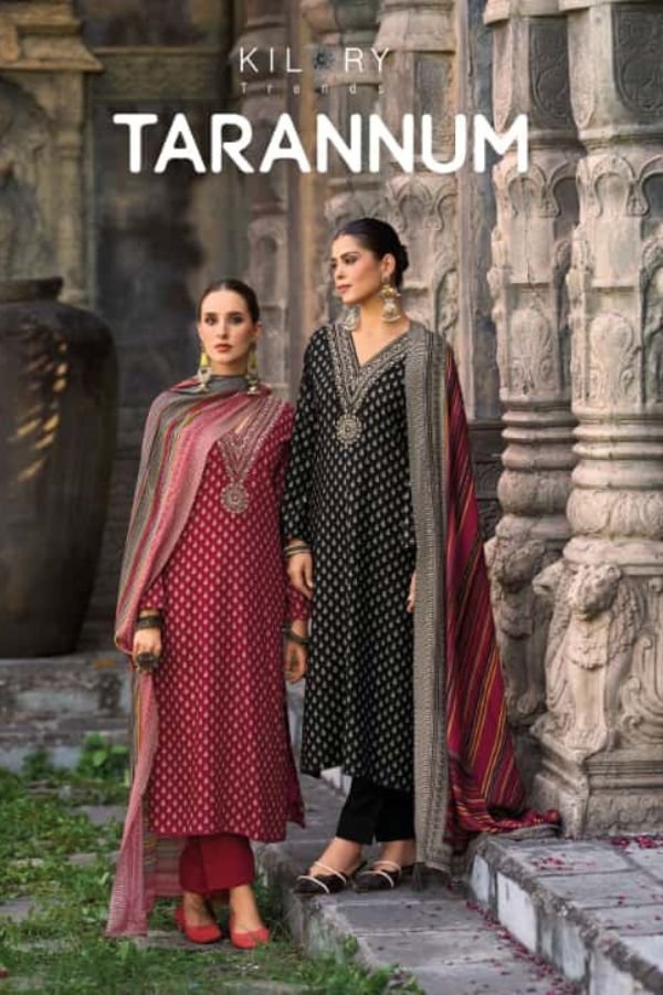 Kilory Trends Tarannum Pashmina 6pcs Winter Suit Catalog