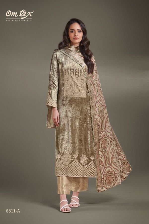 Omtex Ritha Vol 26 Velvet 4pcs Winter Salwar Suit Full set