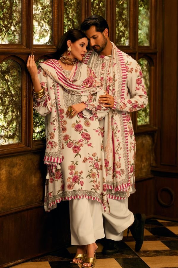 Varsha Fashion Hayzen Pashmina 5Pcs Suit Winter Set