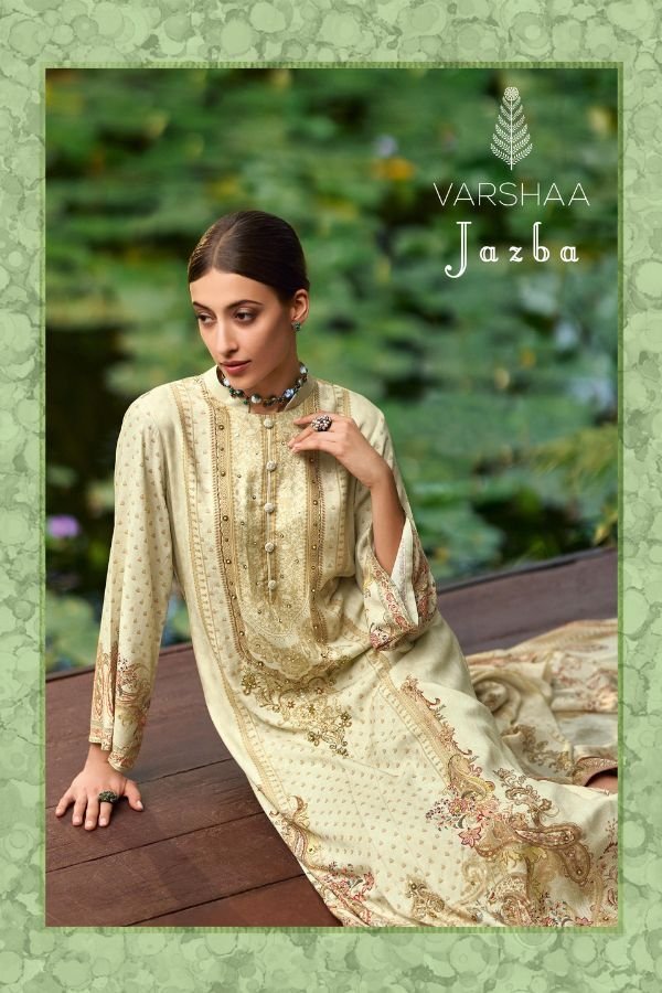 Varsha Fashion Jazba Pashmina 4Pcs Suit Winter Collection Set
