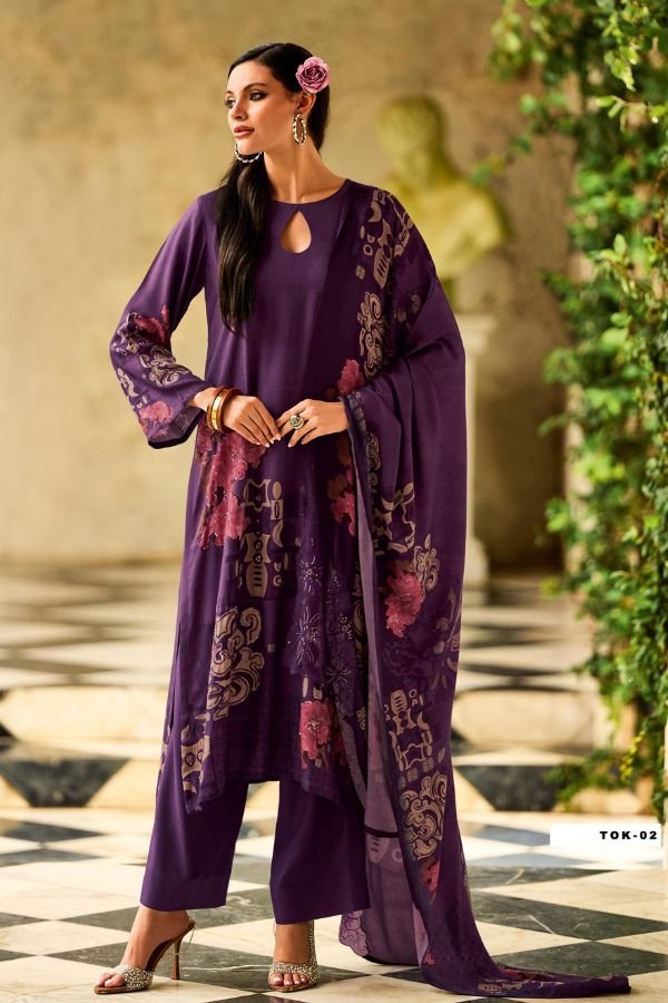 Varsha Fashion Two of A Kind Vol 1 Pashmina 2Pcs Winter Set