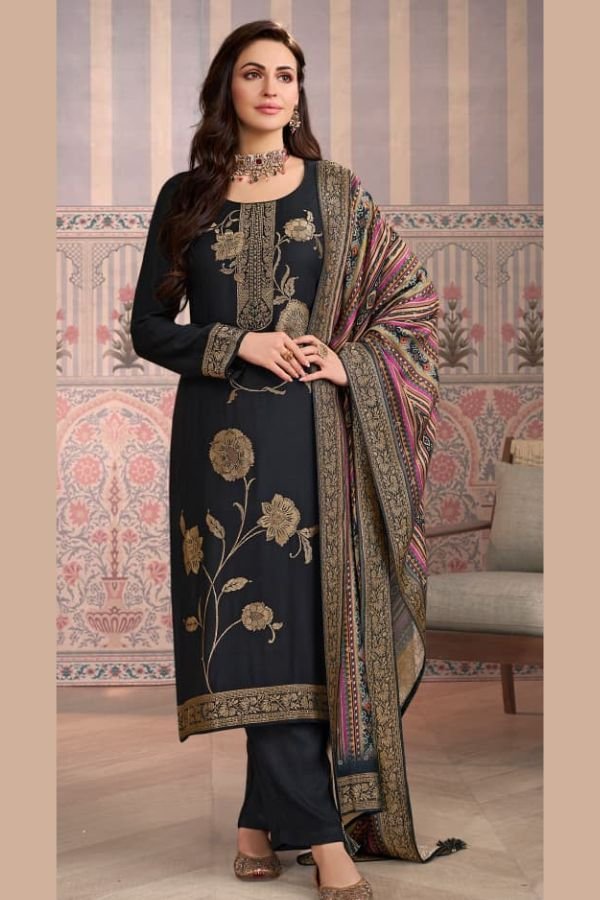 Vinay Fashion Kervin Ananta 6 Pashmina 6Pcs Suit Set
